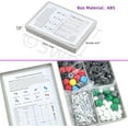 thumbnail image 4 of 126 Pcs Organic Chemistry Molecular Model Student and Teacher Kit, Molecular Model Set for Inorganic & Organic Chemistry - 63 Atoms & 62 Links & 1 Short Link Remover Tool, 4 of 7