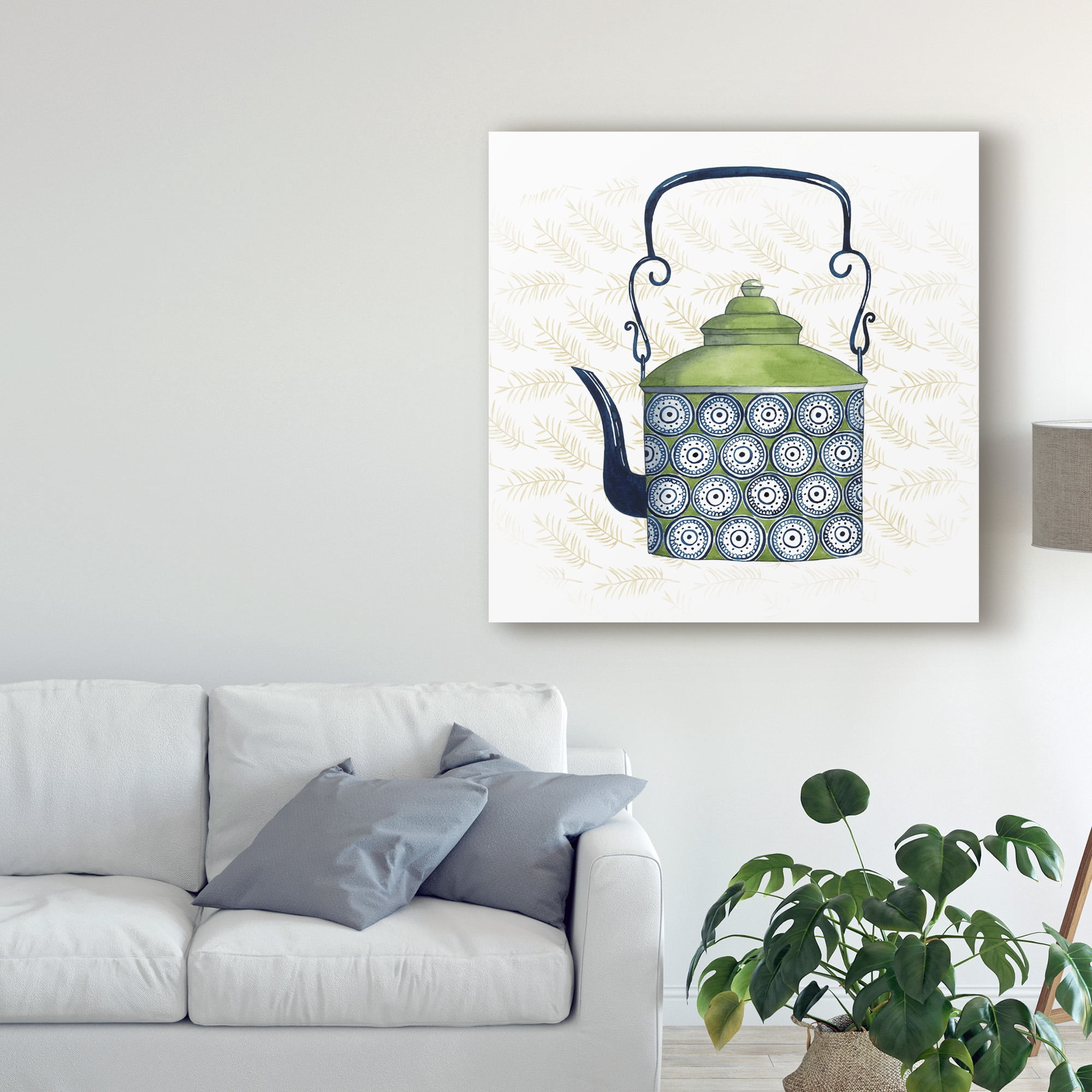 Trademark Fine Art 'Sweet Teapot IV' Canvas Art by Grace Popp
