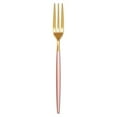 thumbnail image 1 of yingyy Fruit Fork Snack Cake Candy Mirror Surface Tableware Kitchen Gadgets Solid Toothpicks Party Accessories Gold Pink gold, 1 of 6