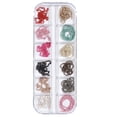 thumbnail image 2 of ZZwxWA Clearance Sales Nail Art Jewelry Small Chain 12 Boxes Decorative Nail Sticker Metal Chain, 2 of 2