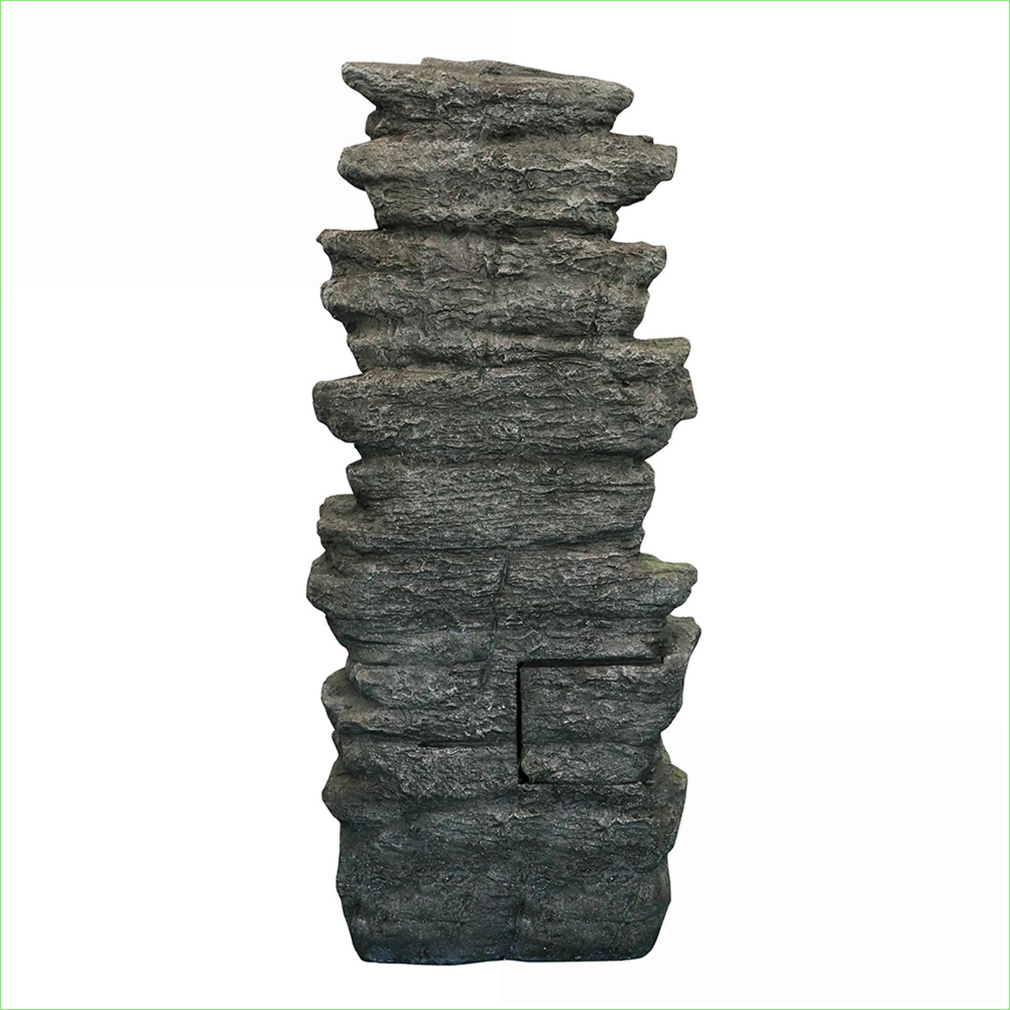 Watnature 40" Outdoor 6-Tier Cascading Fountain