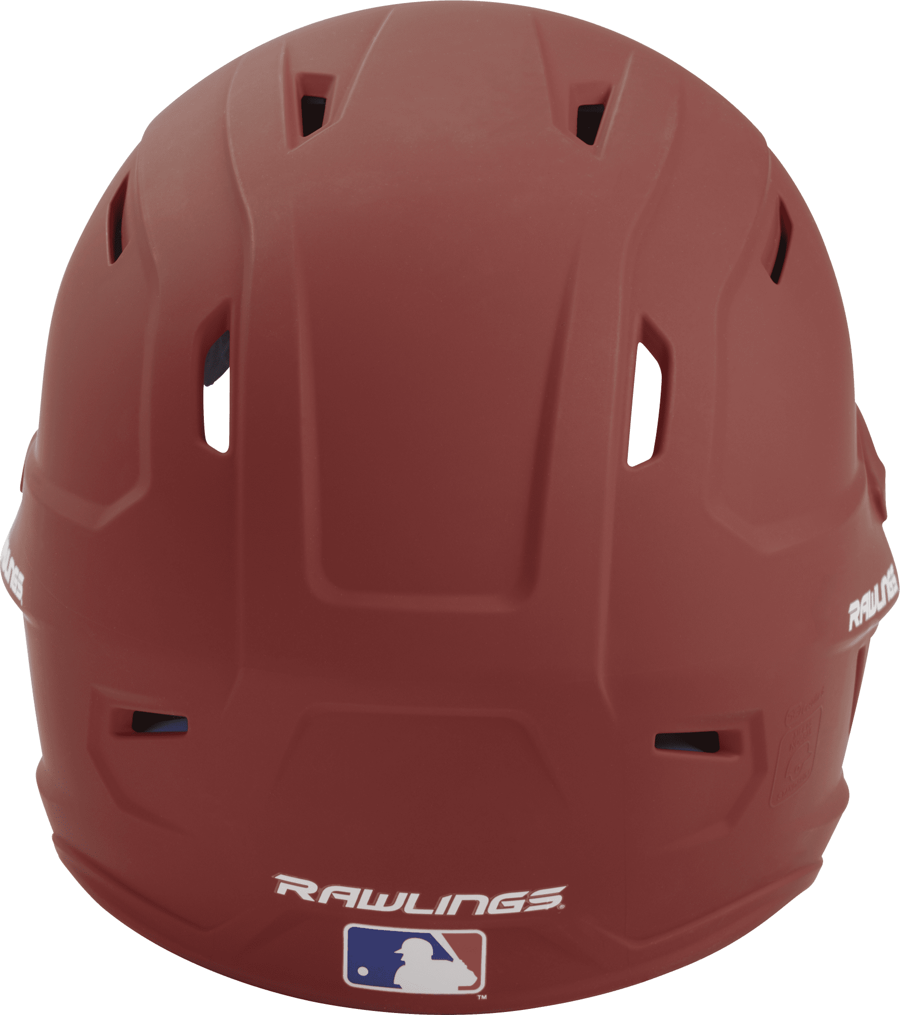 Rawlings Mach Baseball Batting Helmet, Senior, Matte Cardinal Red