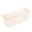 White, variant on Small Wall Mounted Storage Basket Woven Rattan Look Bathroom Organizer Bin Open Front Hanging Holder for Toiletries