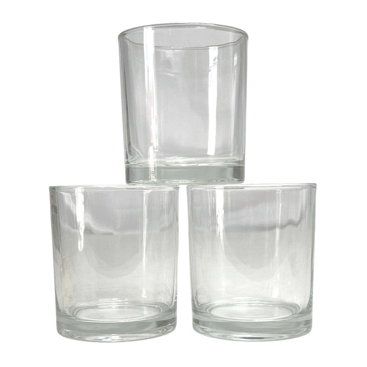 14 oz. Havana Clear Empty Candle making Jar candle vessels for DIY candle-making projects (Box of 36)