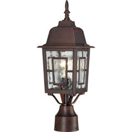 Replacement for 60/4928 BANYAN 1 LIGHT 17 INCH OUTDOOR POST WITH CLEAR WATER GLASS RUSTIC BRONZE TRANSITIONAL replacement light bulb