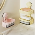 thumbnail image 4 of lanema Wall Mounted Soap Dish Holder for Shower Bathroom Kitchen Sponge Rack Organizers, 4 of 20