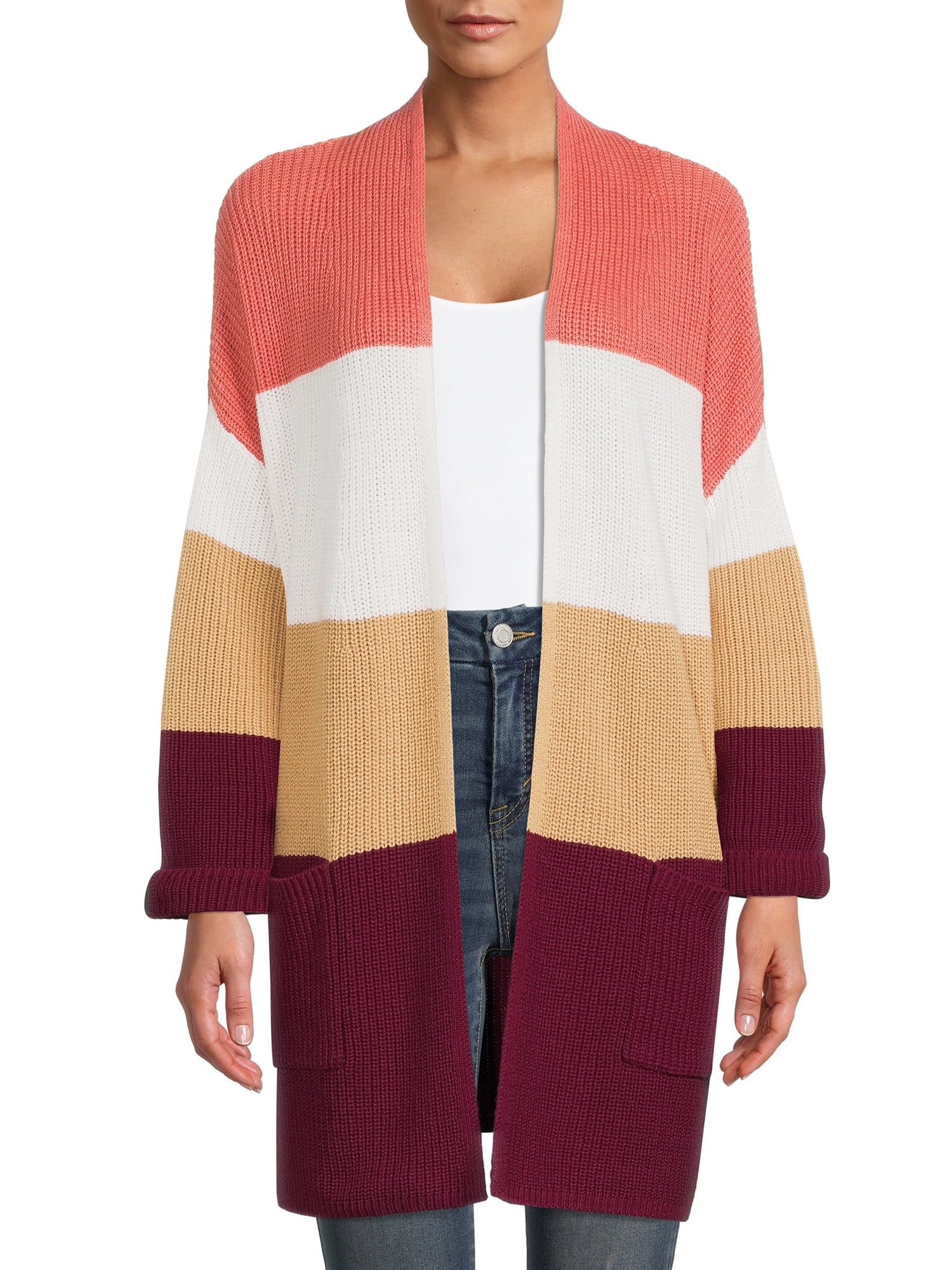 Time and Tru Shaker Cardigan Sweater