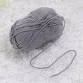 thumbnail image 3 of Hilo de algodón de leche de 50 g, grueso, tejido a mano, para tejer a ganchillo, cálido, para suéteres, sombreros, bufandas y manualidades (gris oscuro)., 3 of 7