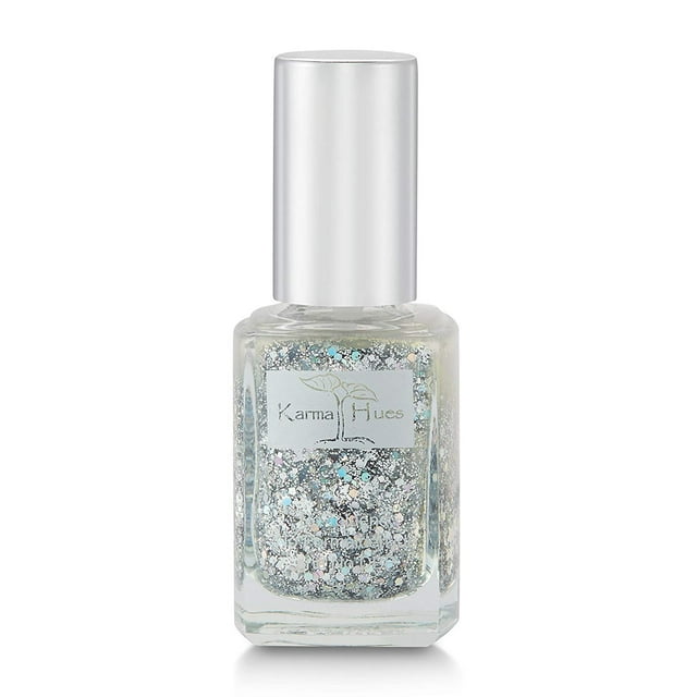 Esmalte de uñas Karma Organic Natural No Tóxico con purpurina vegana
