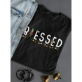 thumbnail image 3 of Blessed Christmas T-Shirt Women -Smartprints Designs, Female XX-Large, 3 of 4