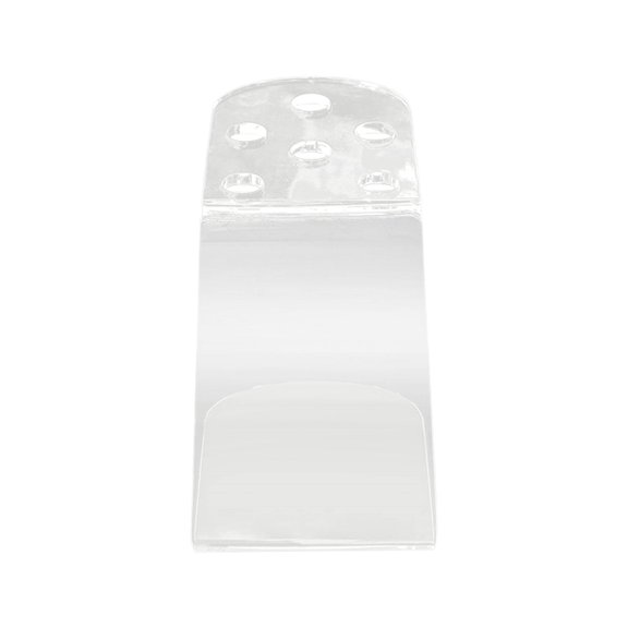 Hairdressing Tool Holder with 6 Holes Acylic Transparent for Hair