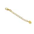 thumbnail image 4 of 20 juegos de cadenas de extensión de collar de 60 a 70 mm de longitud con oro, 4 of 9
