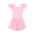 thumbnail image 2 of Hinvhai Long Skirt Ballet Dance Leotards for Toddler Girls Ballerina Outfit Dress Pink 12 Years, 2 of 6