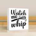 thumbnail image 4 of Zomyto 7"x7" Kitchen Wood Box Signs,Watch Me Whip Kitchen Wood Block Signs with Sayings, 4 of 6