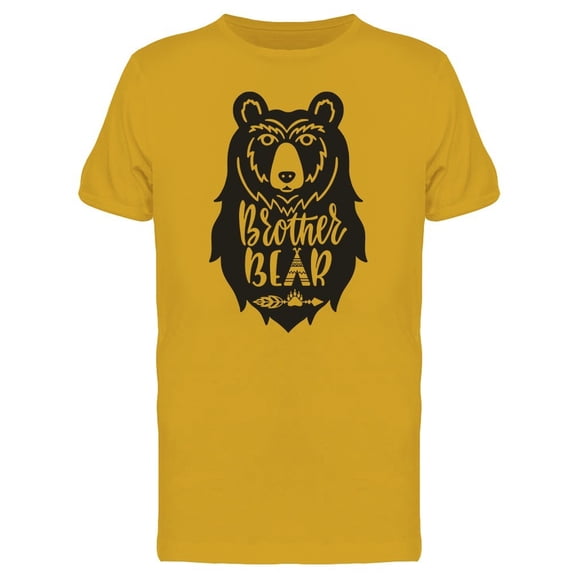 Grizzly Brother Bear Tee Men's -Image by Shutterstock