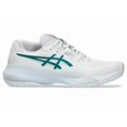 thumbnail image 3 of ASICS Women's GEL-RESOLUTION X 1042A279 103 White Pitch Green Tennis Shoes, 3 of 6
