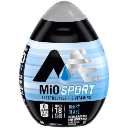 (12 Pack) MiO Fit Berry Blast Liquid Water Enhancer, 5 - 1.62 fl oz (Best Electrolyte Powder Mix)