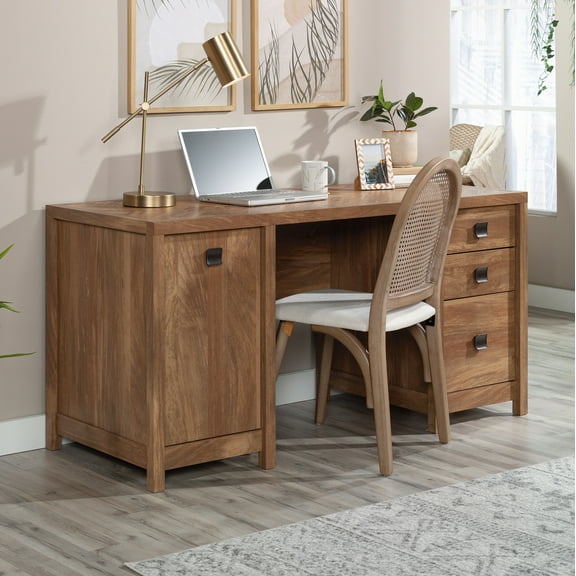 Sauder Cannery Bridge Computer Desk, Sindoori Mango Finish