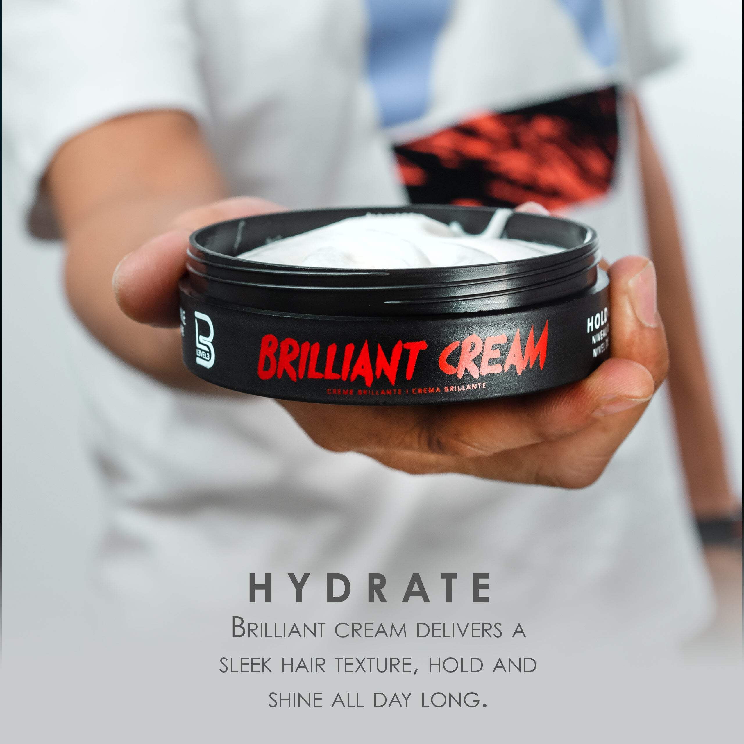 L3VEL3, Brilliant Cream, 5.07 oz, Adds shine and control - Walmart.com
