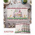 thumbnail image 6 of Easter Placemats Set of 6, Easter Eggs Gnome Bunny Truck Placemat for Dining Table Decorations, Spring Flowers Place Mats, Spring Table Mats for Kitchen Dinner Seasonal Holiday Party Decor, 6 of 6