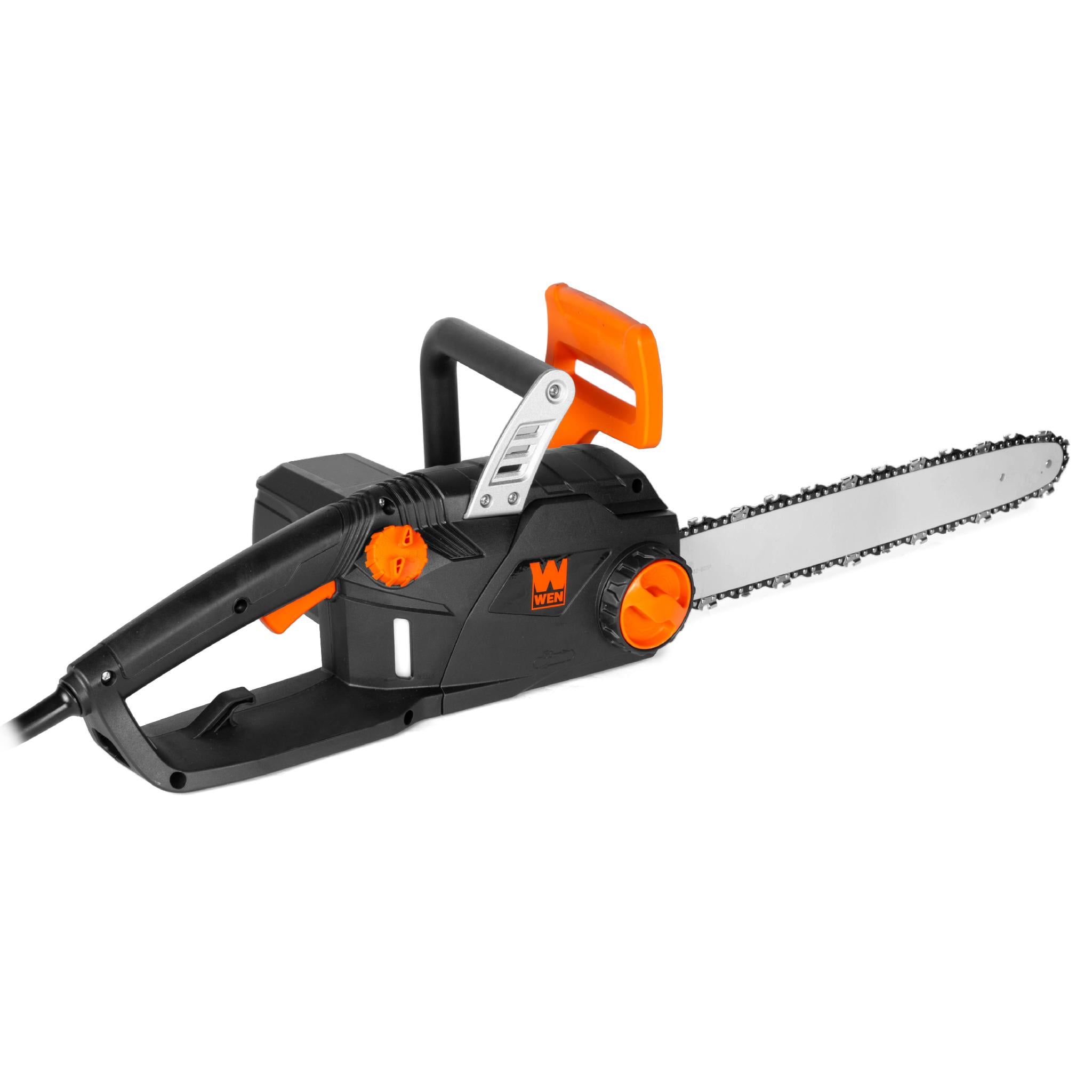 WEN 18" 15 Amp Electric Chainsaw Emission-Free, Auto-Oiling System, Lightweight Design