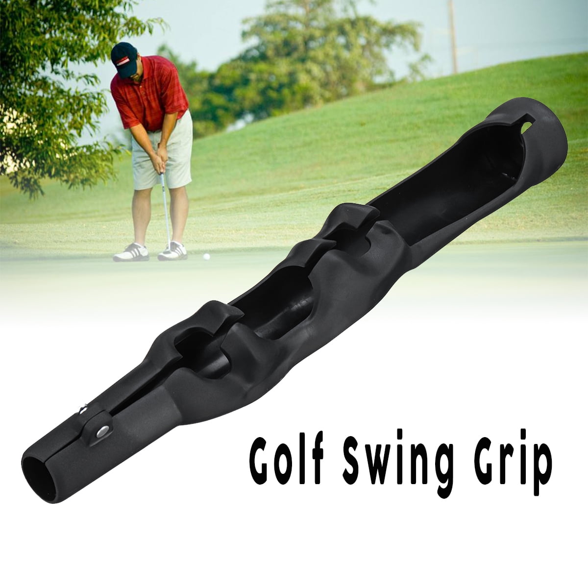 Golf Swing Grip Training Club Aid Practice Trainer Guide Weight