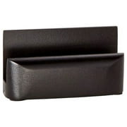 Rolodex® Wood Tones™ Business Card Holder, Black