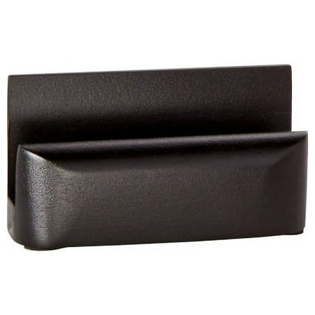 Rolodex® Wood Tones™ Business Card Holder, Black
