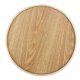 thumbnail image 5 of 2 pcs Round Bamboo Wood Serving Trays, Dinner Tray, Tea Tray, Breakfast Food Container, Handle Tray, 5 of 5