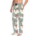 thumbnail image 2 of FORMRS Mens Pajama Pants with Pockets Sleepwear Lounge Bottoms Sizes S-2XL, Winter Goose Scarves, 2 of 7