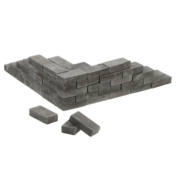 Bricks Brick Mini Miniature Wall Building Dollhouse Tiny Crafts Red