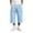 Light Blue, variant on Maean Boys Capris Pants Sweatpants Wide Leg Elastic Waist Casual Loose Cargo Pant with Pockets