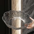 thumbnail image 3 of Large Kitchen Fruit Tray Handcrafted Flower Pattern Household Serving Plate for New Years, 3 of 4