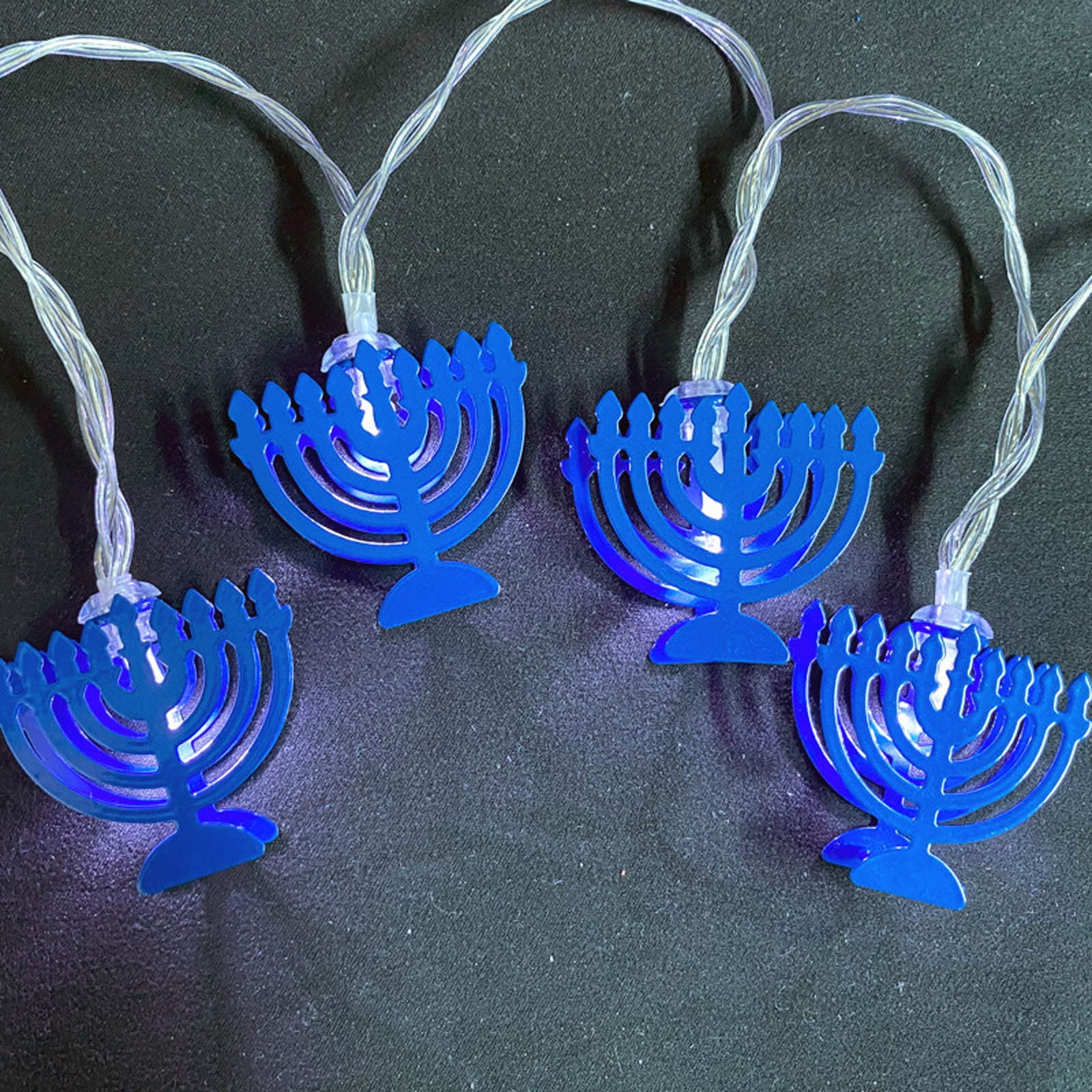 2024 New Chanukah Hanukkah String Party Light Candlestick Battery ...