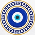 thumbnail image 3 of CafePress - Greek Mati Evil Eye 4 Men's Ringer T Shirt - 100% Cotton Ringed T-Shirt, 3 of 4