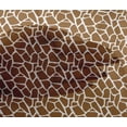 thumbnail image 4 of oneOone Viscose Chiffon Brown Fabric Giraffe Animal Skin Sewing Material Print Fabric By The Yard 42 Inch Wide, 4 of 4