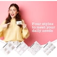 thumbnail image 5 of Atefa 16 Pcs Credit Card Skin Cover Set Debit Card Stickers Elegant Waterproof PVC ID Cover Anti-wrinkling for Transportation Fun Gift Idea (Flower, Beige), 5 of 7
