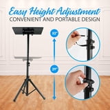 Pyle PLPTS4 Pro Universal Adjustable Laptop Computer Studio DJ Mount ...