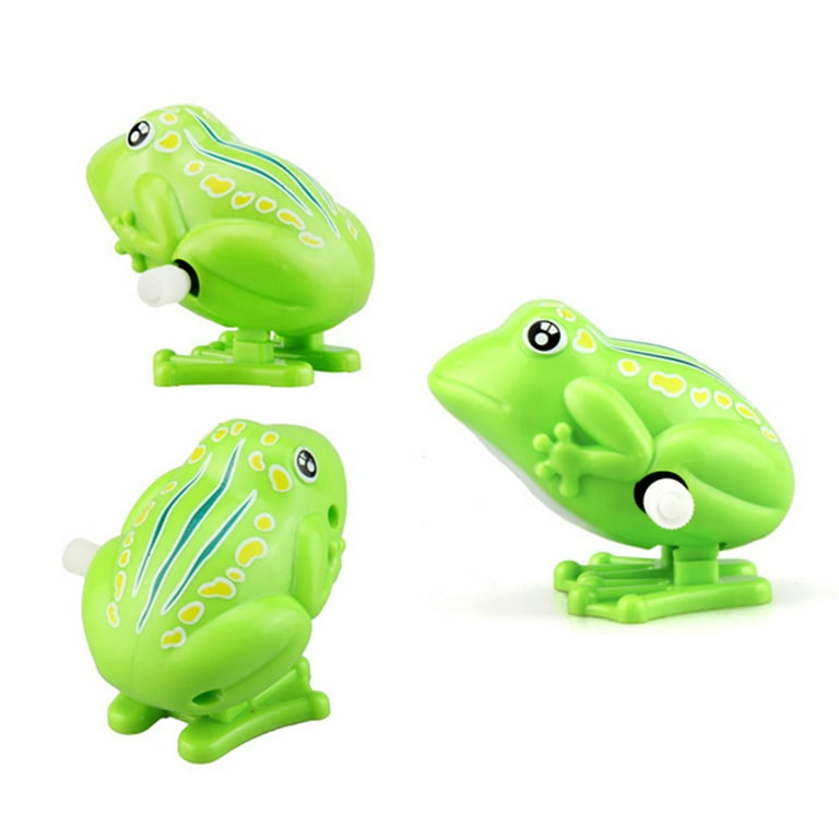 Wind up Frog Toy Cute Clockwork Jumping Frog Toys Kids Gift Toy