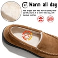 thumbnail image 4 of Knivor Plush Fuzzy Women's Slippers Cozy Warm Slip-On Winter House Slippers for Women Non Slip Rubber Sole Loafers Indoor Outdoor Moccasin Slippers Winter Daily Wear, 4 of 9