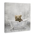 thumbnail image 2 of Stupell Industries Rustic Lodge Baby Bear Bath Time Canvas Art, 17 x 17, by Kim Allen, 2 of 7