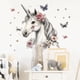 thumbnail image 2 of Adhesivos de pared decorativos de PVC con dibujos animados de unicornios, 30 x 40 cm, 2 of 3