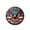 A, variant on Diceymbol God Bless America Wooden Hanging Sign 4th of July Decorations Patriotic Bald Eagle Round Wood Sign For Front Door Wall Porch 250th Anniversary 7.87In