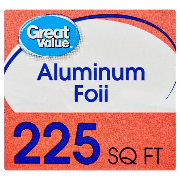 Great Value Aluminum Foil, 225 sq ft - Walmart Business Supplies