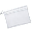 thumbnail image 2 of EGNMCR Pencil Case, Pencil Pouch Pencil Box Transparent Double-layer Mesh File Bag, Information Bag, Zipper, Student Test Paper Storage Bag, Pen Bag, Information Bag pencil cases, 2 of 4