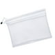 thumbnail image 2 of Estuche transparente de malla de doble capa con cremallera | Bolsa para guardar exámenes | Organizador de bolígrafos y marcadores para la escuela, la oficina y el hogar., 2 of 4