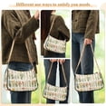thumbnail image 4 of FORMRS Womens Shoulder Bag with Chain Strap Clutch Purse Cute Tote Handbag, Beige Wildflowers, 4 of 7
