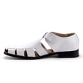 thumbnail image 2 of J'aime Aldo Men's 44390 Vented Closed Toe Dress Fisherman Sandals Shoes, White, 12, 2 of 4