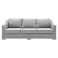 thumbnail image 5 of Modway Conway Sunbrella® Outdoor Patio Wicker Rattan Sofa in Light Gray Gray, 5 of 9