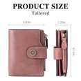 thumbnail image 3 of FALAN MULE Small Wallet for Women Leather Bifold Compact Small Womens Wallet with RFID Blocking, 3 of 6